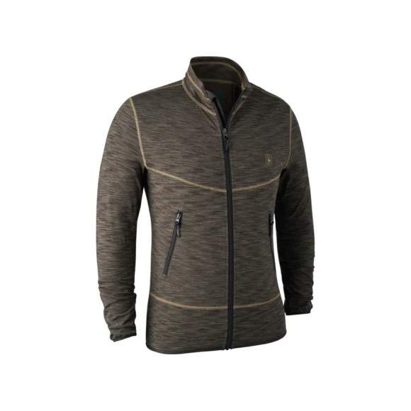 Deerhunter Norden Insulated Fleece Green Melange Sweatshirt