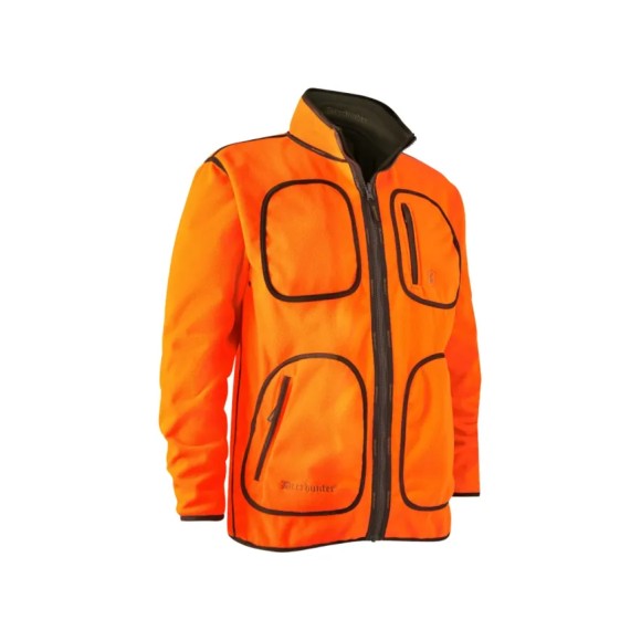 Bluza Deerhunter 5526 Gamekeeper Reversible Fleece Jacket Orange