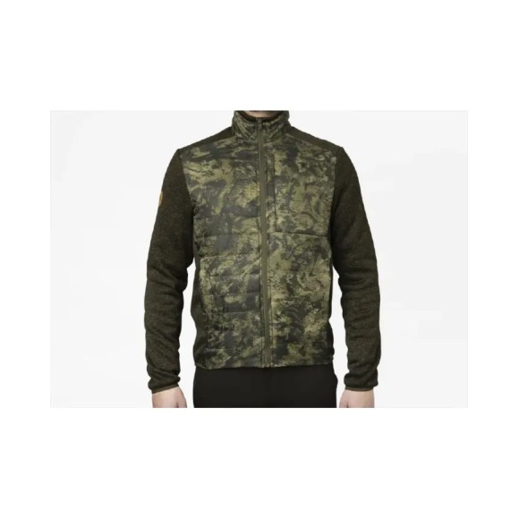 Гібридна куртка Seeland Theo Camo Pine Green / Світшот Invis Green
