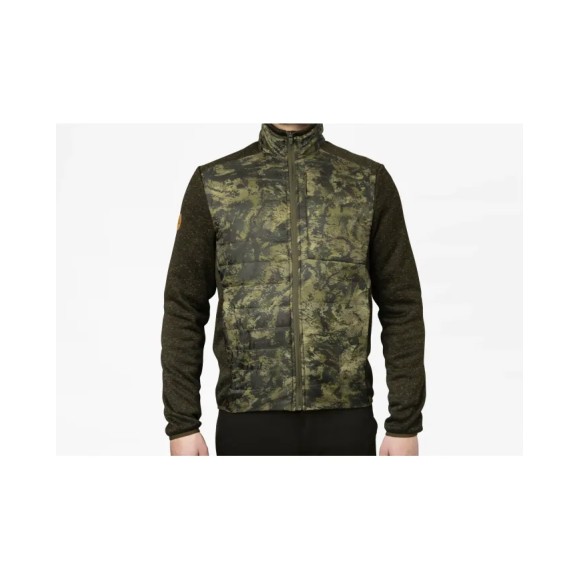 Гібридна куртка Seeland Theo Camo Pine Green / Світшот Invis Green