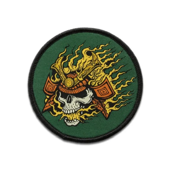 Patch 5.11 Flaming Skull Patch 194 Green