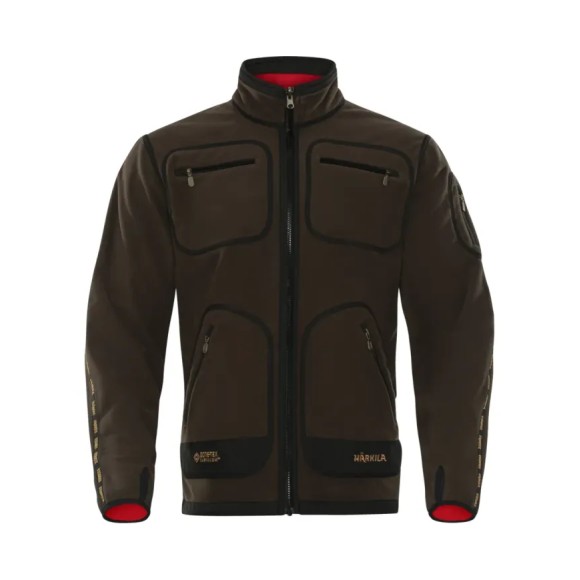 Bluza Polarowa Harkila Kamko Fleece Brown/Red