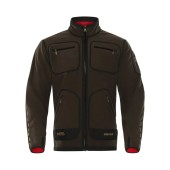 Bluza Polarowa Harkila Kamko Fleece Brown/Red
