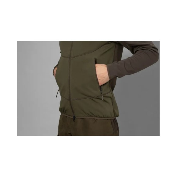 Bluza Harkila Olaf Fleece Jacket Willow Green/Shadow Grey