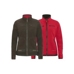 Harkila Kamko Fleece Sweatshirt Women Brown/Red