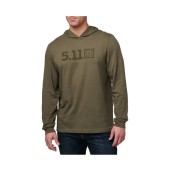 Koszulka Z Kapturem 5.11 Hoodeed Ls Tee Kombu Green