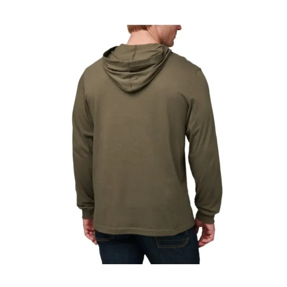 Koszulka Z Kapturem 5.11 Hoodeed Ls Tee Kombu Green