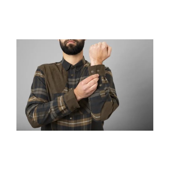 Сорочка Harkila Jarne Shooting L/S Сорочка стрілецька темно-оливкова