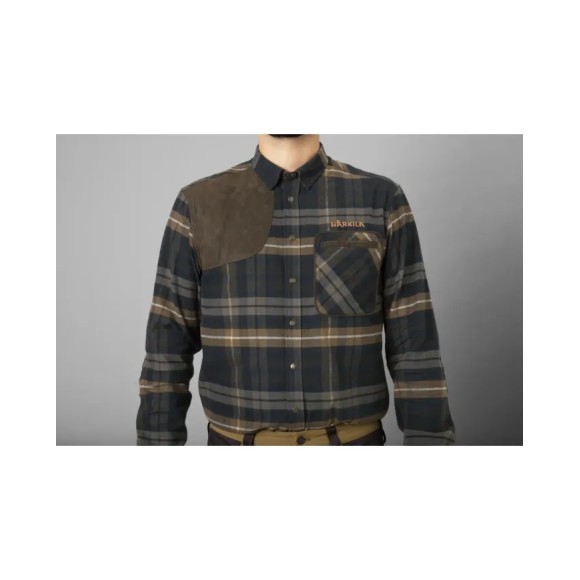 Сорочка Harkila Jarne Shooting L/S Сорочка стрілецька темно-оливкова