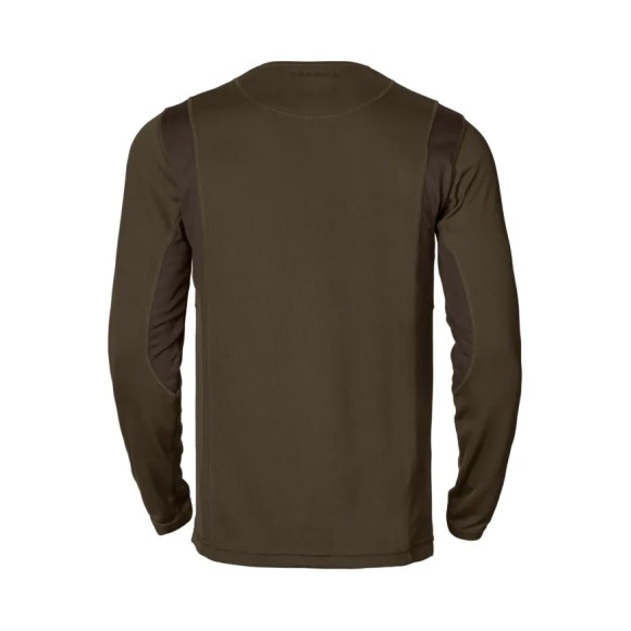 Футболка Harkila Forest Hunter L/S Мисливська зелена/тіньова коричнева.