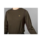 Футболка Harkila Forest Hunter L/S Мисливська зелена/тіньова коричнева.