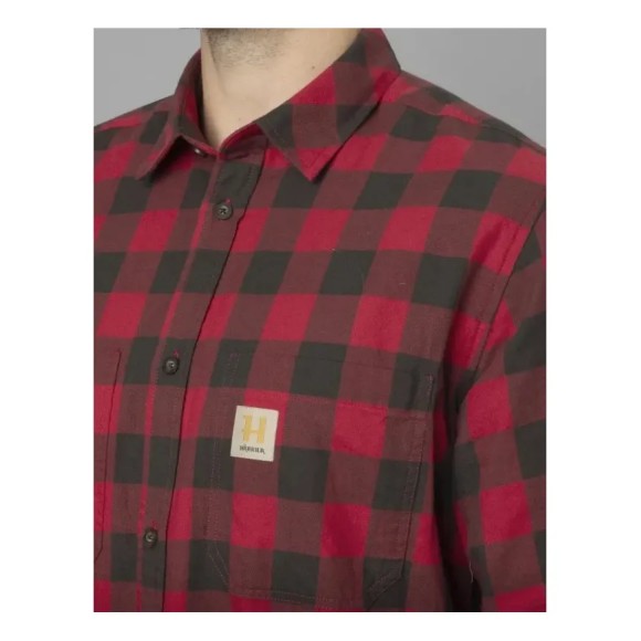 Koszula Harkila Scandinavian L/S Shirt Red Check