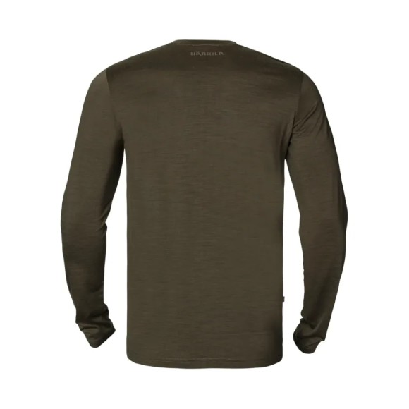 Harkila Base All Season L/S T-Shirt Willow Green Thermal Underwear