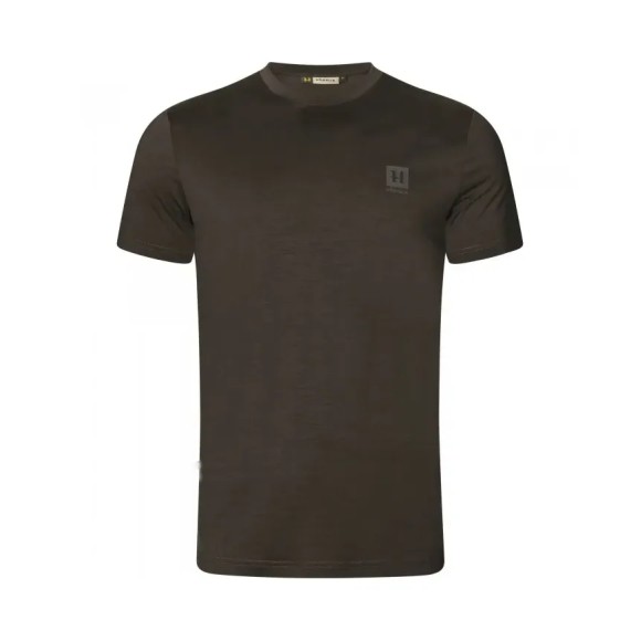 Bielizna Termo Harkila Base All Season S/S T-Shirt Shadow Brown