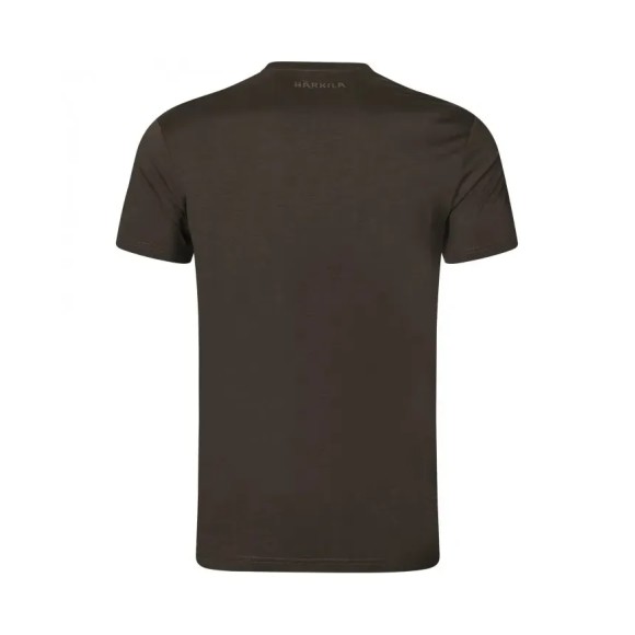 Bielizna Termo Harkila Base All Season S/S T-Shirt Shadow Brown