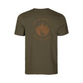 Меланжева футболка Harkila Saker Pine Green Меланж