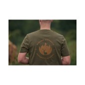 Меланжева футболка Harkila Saker Pine Green Меланж