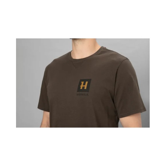 Koszulka Harkila Grom S/S T-Shirt Shadow Brown