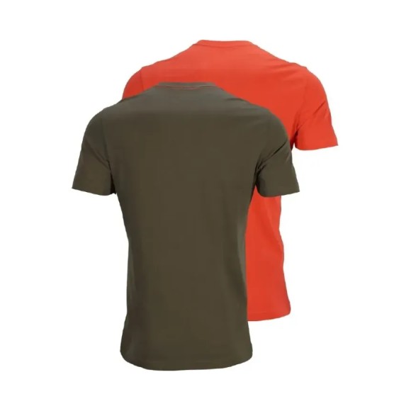 Harkila Wildboar Pro S/S T-Shirt 2-Pack - Limited Edition Light Willow Green/Demitasse Brown.