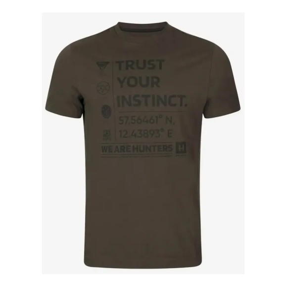 Футболка Harkila Instinct S/S Shadow Brown