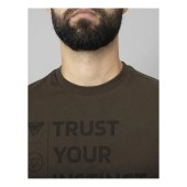 Harkila Instinct S/S T-Shirt Shadow Brown