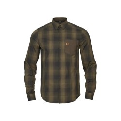 Сорочка Harkila Akkan L/S Willow Green/Shadow Brown