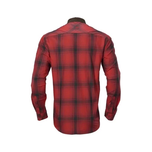 Harkila Driven Hunt Flannel Shirt Red/Black Check