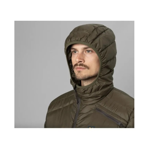 Kurtka Harkila Longmar Insulated Packable Hooded Jacket Willow Green