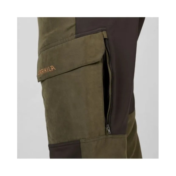 Spodnie Harkila Scandinavian Trousers Willow Green/Deep Brown