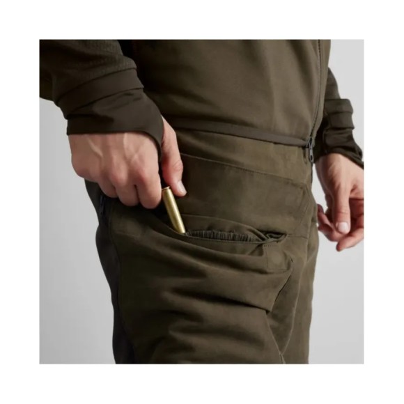 Spodnie Harkila Scandinavian Trousers Willow Green/Deep Brown