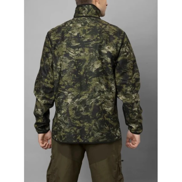 Seeland Rouge Reversible Fleece Sweatshirt Light Pine/Invis Green