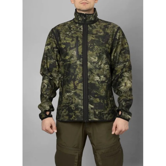 Seeland Rouge Reversible Fleece Sweatshirt Light Pine/Invis Green