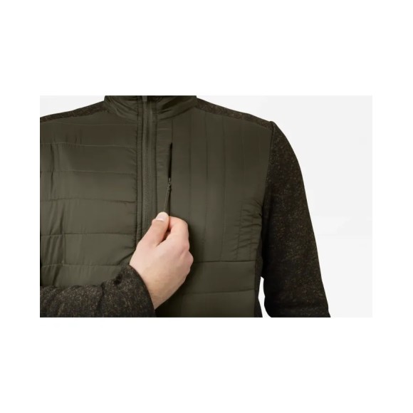 Bluza Seeland Theo Hybrid Jacket Pine Green