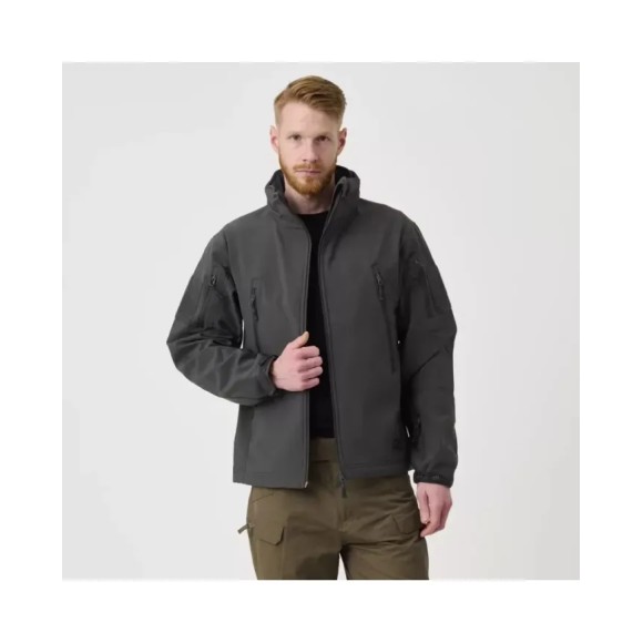 Kurtka Helikon Gunfighter Shark Skin Windblocker Ash Grey