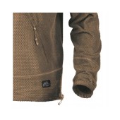 Helikon Alpha Tactical Grid Fleece Sweatshirt Coyote L/Regular Bl-Alt-Fg-11-B05 - тактичний флісовий світшот Coyote L/Regular Bl-Alt-Fg-11-B05