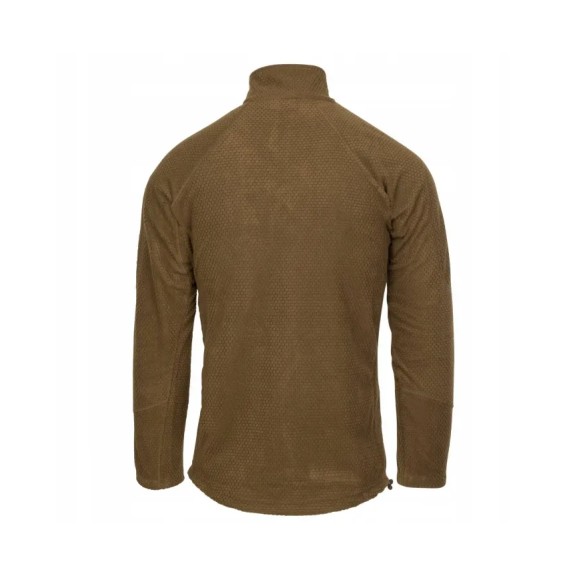 Helikon Alpha Tactical Grid Fleece Sweatshirt Coyote L/Regular Bl-Alt-Fg-11-B05 - тактичний флісовий світшот Coyote L/Regular Bl-Alt-Fg-11-B05