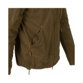 Helikon Alpha Tactical Grid Fleece Sweatshirt Coyote L/Regular Bl-Alt-Fg-11-B05 - тактичний флісовий світшот Coyote L/Regular Bl-Alt-Fg-11-B05
