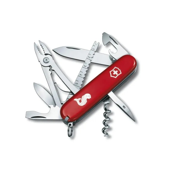 Victorinox Angler pocket knife, 91Mm, Red