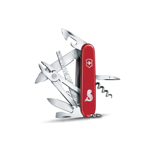 Victorinox Angler pocket knife, 91Mm, Red