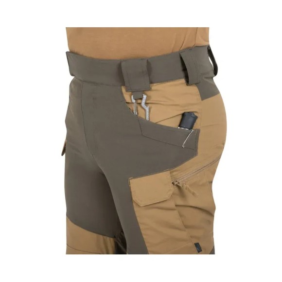 Гібридні штани Helikon Outback Dura Canvas Coyote Black