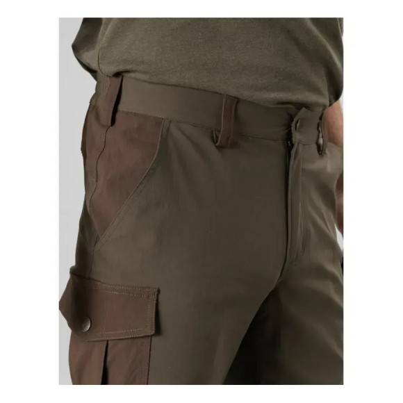 Seeland Birch Zip-Off Trousers Pine Green/Demitasse Brown