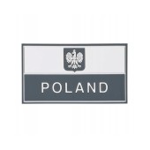 Patch Helikon Emblemat Flaga Pl Z Godłem (90X50Mm) - Pcv - Szary Od-P29-Rb-19