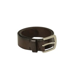 Deerhunter 8111 Leather Belt, 4Cm Width, 583 Dark Brown