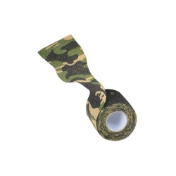 Mil-Tec - самоклеюча камуфляжна маскувальна стрічка - Woodland.