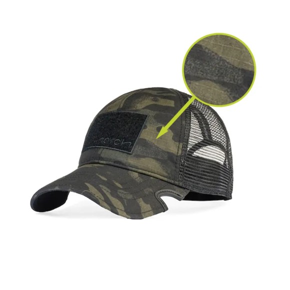 Кепка оператора Notch Classic Adjustable Premium Multicam Black - Terra/Aviator Notch.