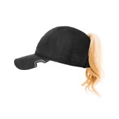 Cap Notch Classic Adjustable Black Ponytail Operator -Standard Notch