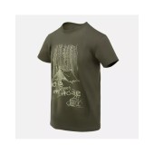 Koszulka Helikon Home Sweet Home Cotton Taiga Green