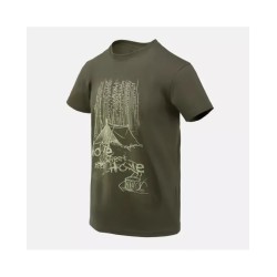 Koszulka Helikon Home Sweet Home Cotton Taiga Green