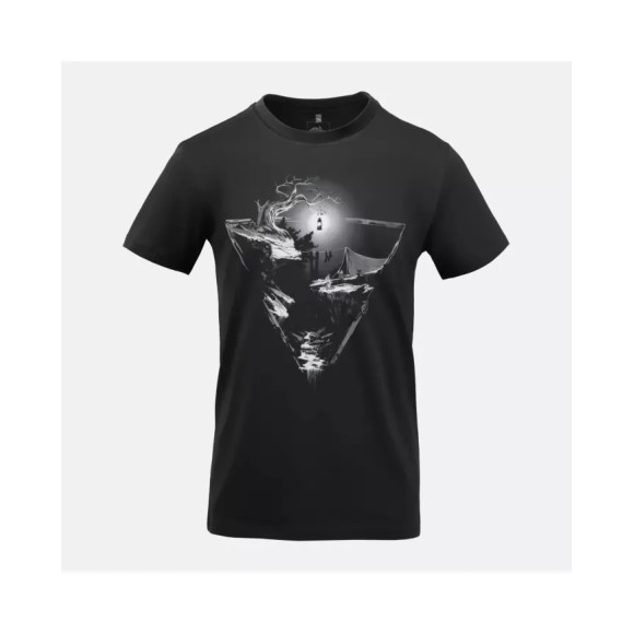 Koszulka Helikon Night Valley Cotton Czarny