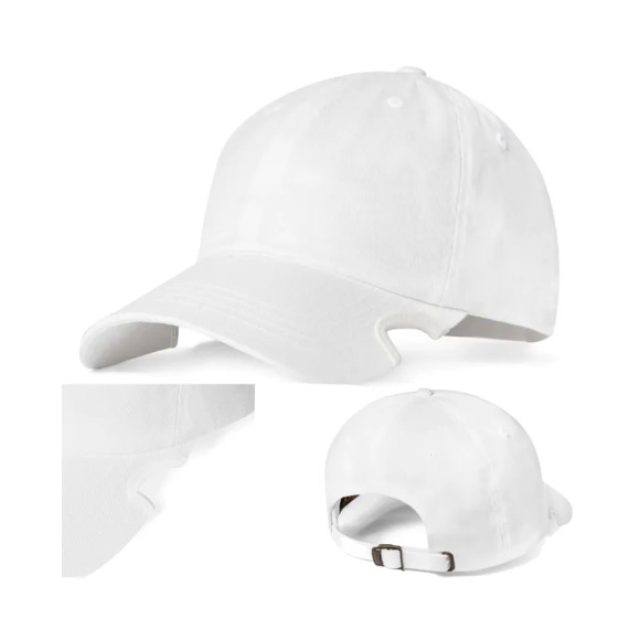 Czapka Notch Classic Adjustable White Blank - Standard Notch